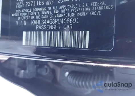 2023 Hyundai Elantra Sel from USA, damaged, VIN KMHLS4AG8PU408691